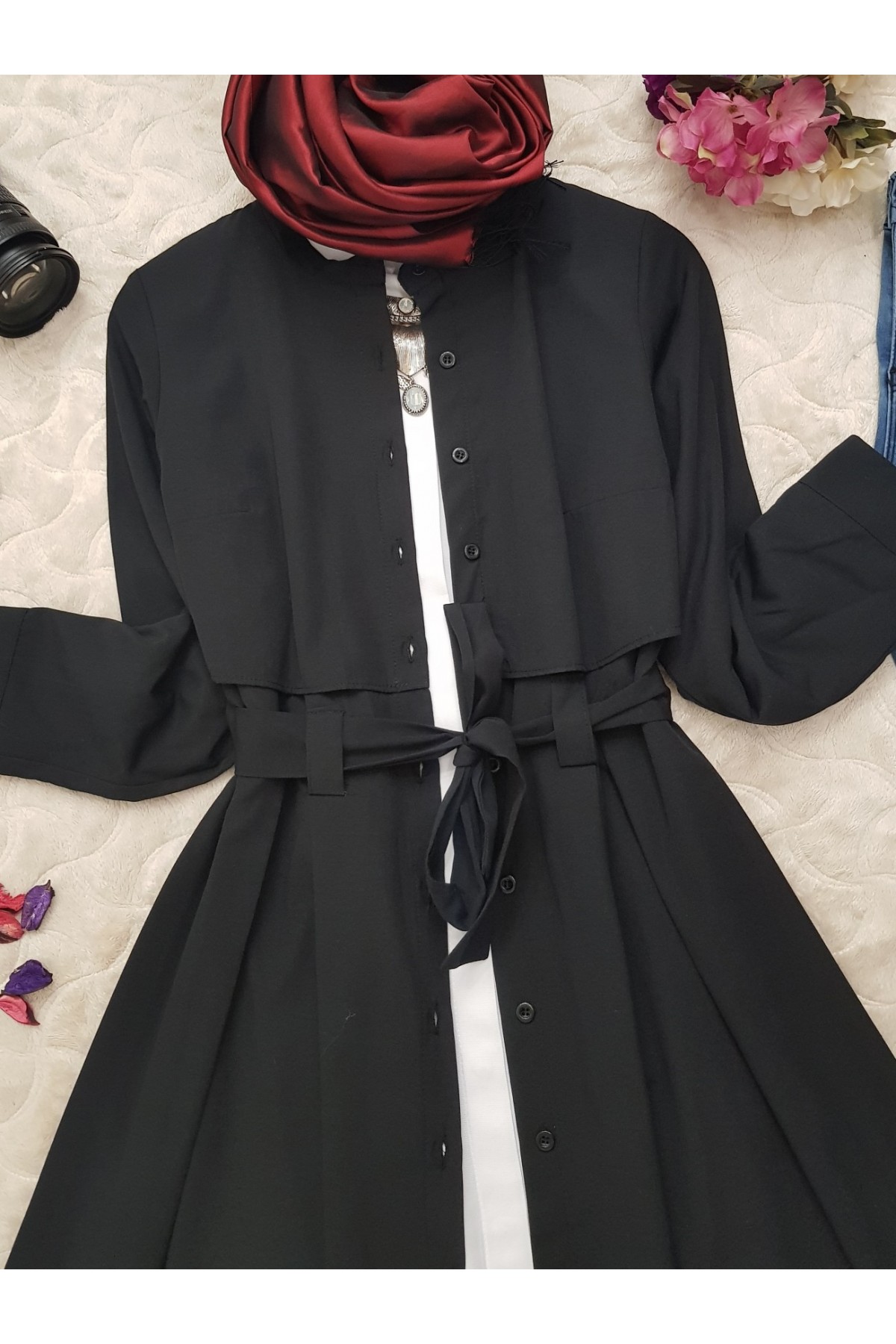 Bolerolu Keten Kap -Black