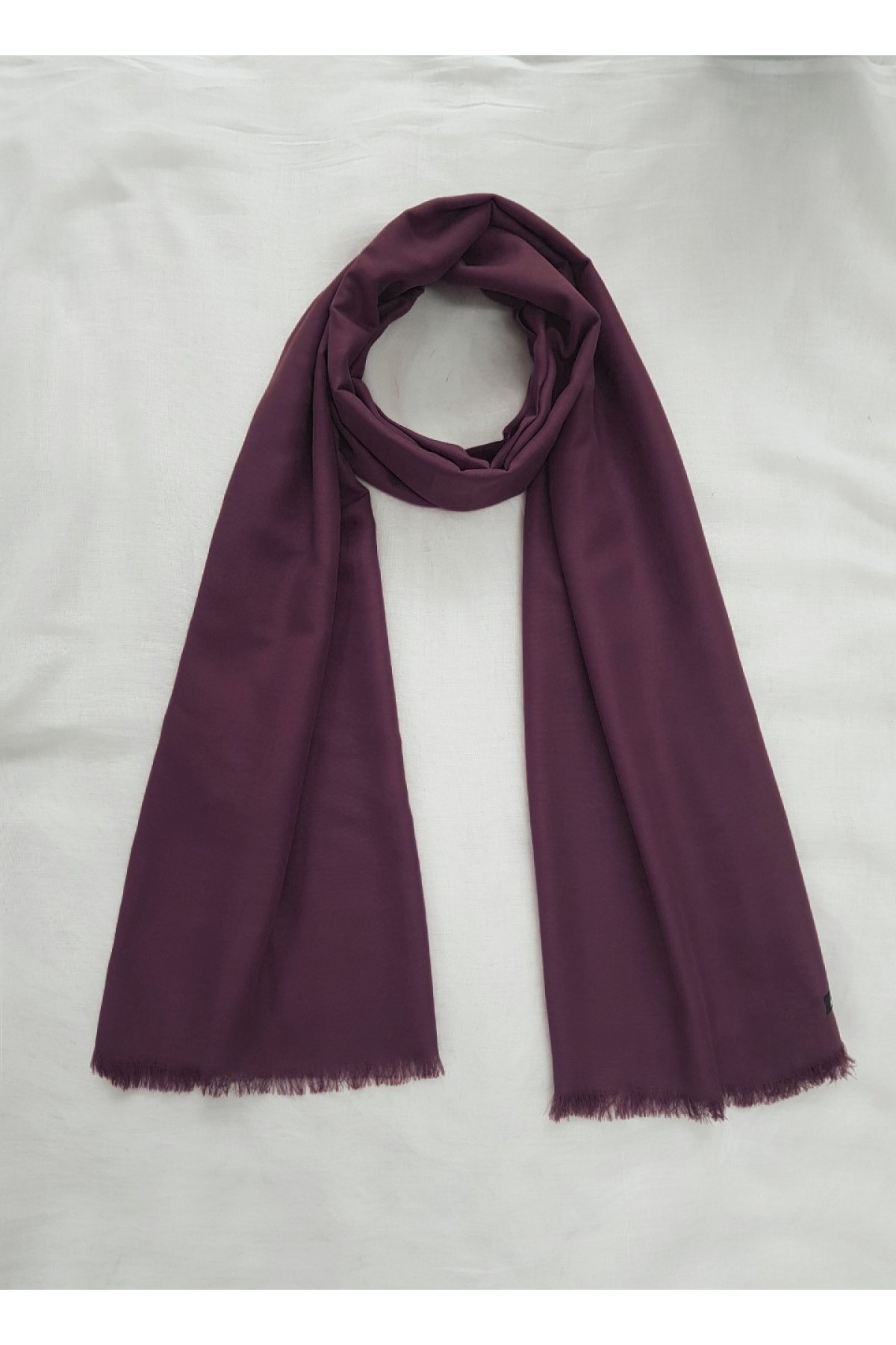 Thin Cotton Shawl -بنفسجي