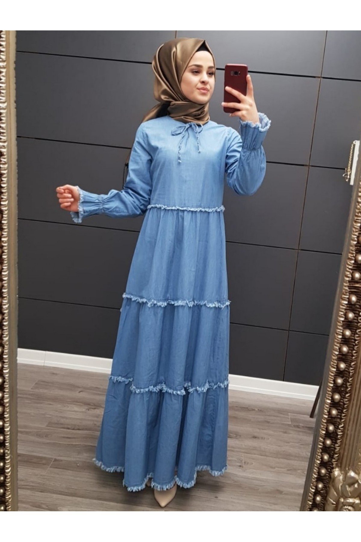 Denim Dress -Blue